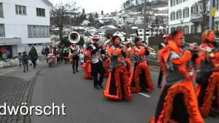 Fasnachtsumzug 2015 in Teufen [upl. by Natsuj862]