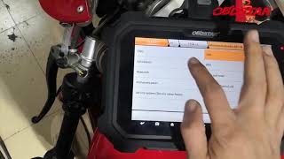 2019 Ducati V4 All system diagnostic by OBDSTAR MS80 Motorcycle Tablet Scanner [upl. by Burleigh846]