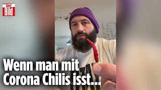 RugbyStar hat Corona und schmeckt nichts mehr Der ChiliTest [upl. by Anaej604]