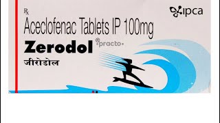 Tablet zerodol painkiller fever [upl. by Hsepid742]