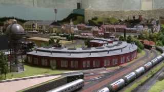 One of the largest HO scale model railroad layouts by Marklin in Germany [upl. by Sexton]