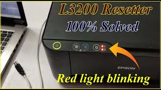 Epson L3200 Red Light Blinking Solution 100 Fix within 2 min [upl. by Oremar]