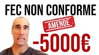 FEC non conforme  5000 euros damende [upl. by Noxin]