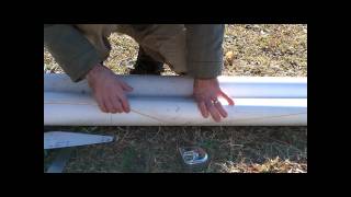 4 inch PVC wind turbine template [upl. by Ahseikram]