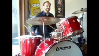 Drum Lesson John Bonham Triplets [upl. by Powder]