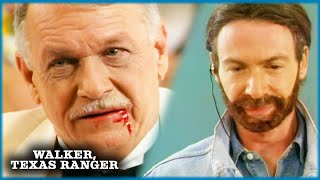 CD Parker Is Stabbed By Brouchard  Walker Texas Ranger [upl. by Presber]