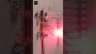 Diy RGB LED chaser circuit using CMOS IC CD4017 Logic Counter 20 LEDs and NE555 timer diy reels [upl. by Derwon209]