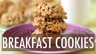 The BEST Breakfast Cookies  HEALTHY BREAKFAST IDEAS [upl. by Eentruoc]