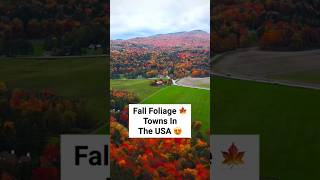 📍Fall Foliage in The USA 🍂🍁 newengland fall fallfoliage autumn travel roadtrip fallcolors [upl. by Robinson151]