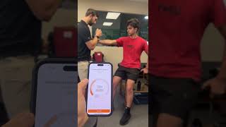 Shoulder Scaption Isometric Strength Testing Hand Held Dynamometry [upl. by Drice899]