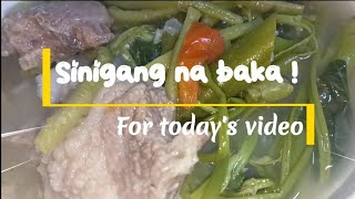 Sinigang na baka with gabi [upl. by Arie]