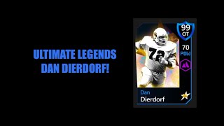 ULTIMATE LEGENDS DAN DIERDORF Madden Mobile 20 [upl. by Akeihsat]