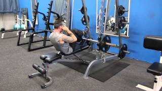 Extreme Ab Single Leg Smith Machine Crunch  Fitworks Academy [upl. by Strader569]