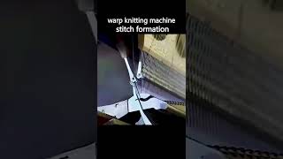 Slow motion of tricot warp knitting machine stitch formation Warp knitting SangDon Choi 트리코트 경편 [upl. by Ferrigno493]