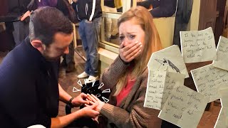 Coworkers PostIt Notes Lead To Romantic Proposal [upl. by Nylhtak]