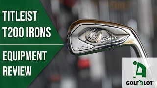 2019s BEST LOOKING iron  Titleist T200 Iron Golfalot Review [upl. by Notelrahc]