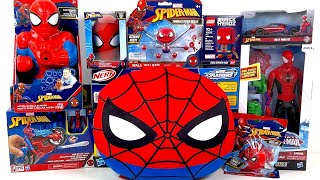 Spiderman Toys Collection Unboxing Toy Review ASMR  Spiderman Action Bubble Machine [upl. by Junia555]