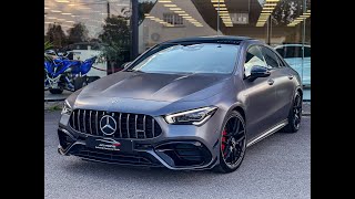 MercedesBenz CLA 45s AMG 4Matic MATTE DESIGNO Black Edition 2020 [upl. by Torrance]