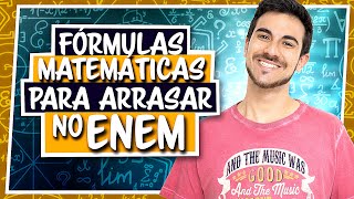 FÓRMULAS MATEMÁTICAS PARA O ENEM  Revisão de Matemática [upl. by Auod37]