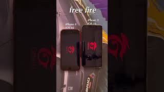 iPhone 8 vs iPhone x open free fire [upl. by Patsis]