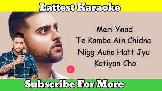 Antidote Song Karaoke With Lyrics Karan Aujla  Four Me EP 2024  Latest Punjabi Songs 2024 [upl. by Ayital]