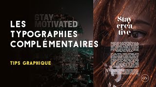 La typographie  Tips Graphique [upl. by Borreri839]