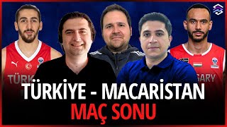 12 DEV ADAMDAN FARKLI GALİBİYET  TÜRKİYE  MACARİSTAN MAÇ SONU CANLI  EuroBasket Elemeleri [upl. by Tterraj]