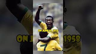 Pele’s First FIFA World Cup Goal ⚽ pele brazil soccer shorts [upl. by Allsopp]