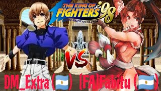 KOF 98 FT5 DMExtra Argentina vs FAFabitu Argentina [upl. by Vallie346]