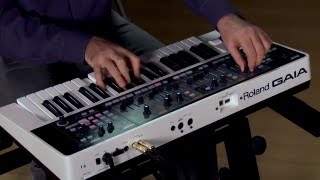 Roland GAIA SH01 Virtual Analog Synthesizer Performance [upl. by Mona]