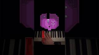 Ruins Piano Tutorial undertale ruins toriel piano tutorial shorts [upl. by Tterrab]