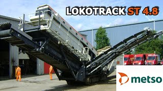 Operando METSO LOKOTRACK ST 48 en Tierra del Fuego CHILE Constructora Vilisic y Serviaustral [upl. by Ahsram732]