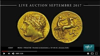 CGB Numismatique Live Auction  Septembre 2017 [upl. by Alida]