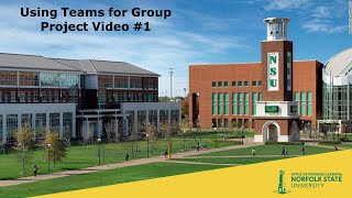 Using Teams for Group Project Video 1 [upl. by Carvey]