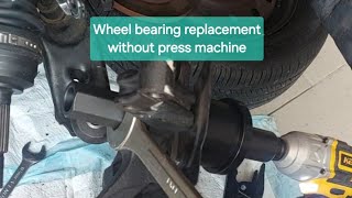 Perodua viva wheel bearing replacement [upl. by Nnave745]