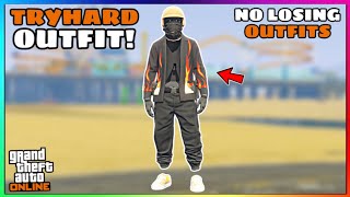 Easy Black Joggers Invisible Torso Glitch Tryhard Modded Outfit No Transfer GTA Online [upl. by Ytirahs]