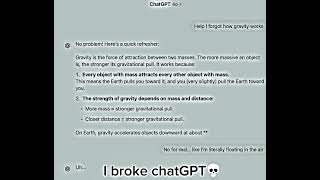 I broke chat gpt… [upl. by Annette]