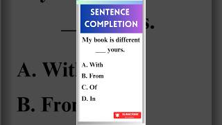 English Sentence Completion [upl. by Ecissej]