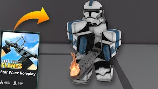 THEY ADDED FLAMETHROWERS  Roblox Star Wars Roleplay [upl. by Robb]