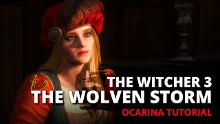 The Witcher 3  The Wolven Storm  Ocarina tutorial  tabs [upl. by Kaenel]