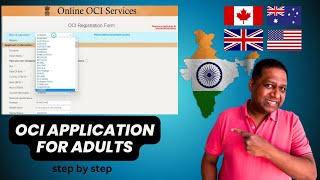 OCI Application StepbyStep Process  How to Apply for OCI Card  Complete Guide [upl. by Padgett]