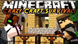 Minecraft Crazy Craft  CREATING NEW WEAPONS [upl. by Noivert]