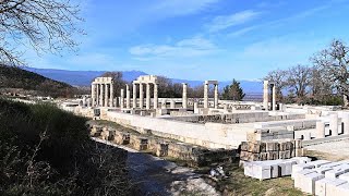 Take a look inside the newly reopened Ancient Greek palace where Alexander the Great was crowned [upl. by Aknaib]