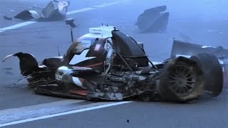 ELMS 4 hours of Spa 2019 FP2  Huge Crash Chatin LMP2  SpaFrancorchamps [upl. by Glenda]