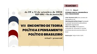 7 ETPPPB Mesa 4  EXTREMAS DIREITAS DESOBEDIÊNCIACIVIL E RELIGIOSIDADE [upl. by Alin]