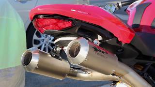 Ducati Monster Spark Double GP Exhaust [upl. by Mik]