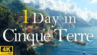 How to Spend 1 Day in CINQUE TERRE Italy  Travel Itinerary [upl. by Allanson]