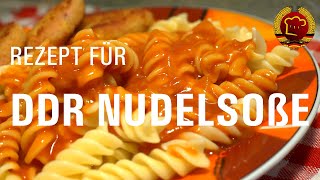 Die einfachste Nudelsoße der Welt nach einem altem Rezept aus der DDR kochen wie früher [upl. by Mayfield]