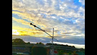 MFJ 1785 rotatable Dipole 804020 meter ham radio bands [upl. by Yeldud]