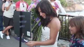 The Original Romantic Surprise Wedding Proposal Darius Rucker Bruno Mars Train [upl. by Lenod321]